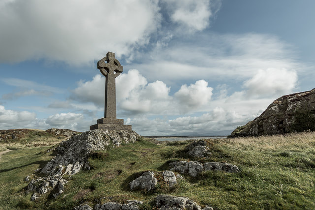 Celtic cross, Llanddwyn Island