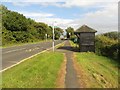 Bus stop and shelter, Grangemoor Road, Widdrington Station