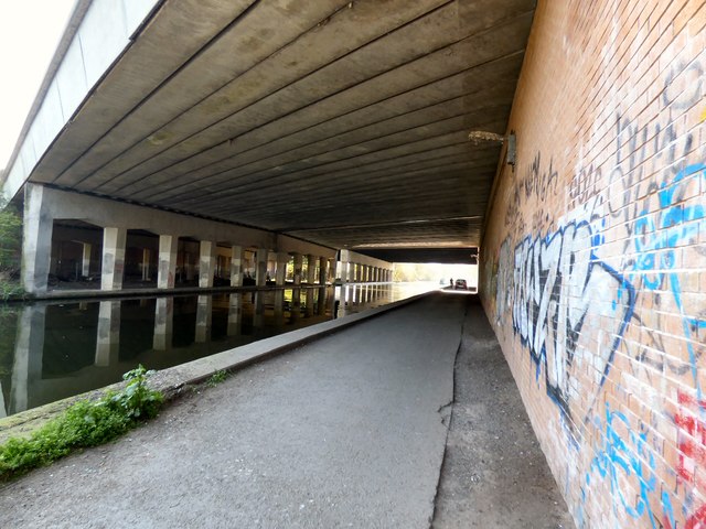 Canal and motorway