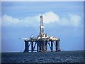 NT3898 : Oil rig off Buckhaven, Fife by Bill Kasman