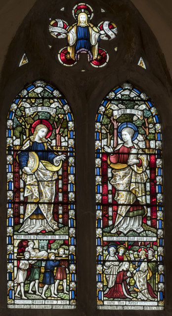 Stained glass window, St Michael's church, Coningsby