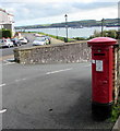 SM9005 : King George V pillarbox, Slip Hill, Milford Haven by Jaggery