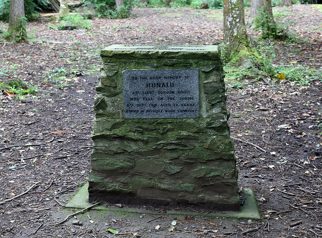 A memorial cairn on the Haining Estate, Selkirk