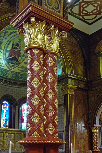 Interior detail of King's College Chapel, Strand