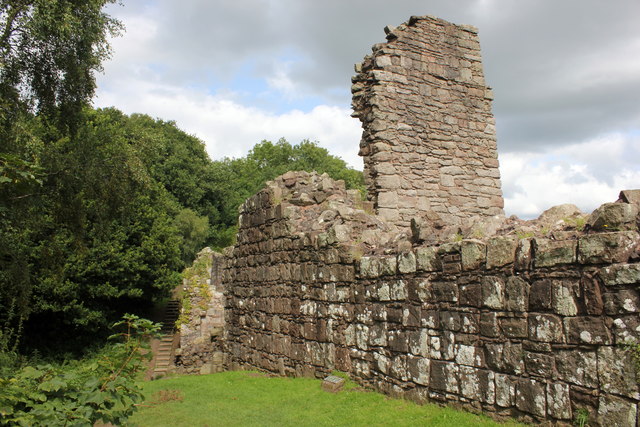 Remains of the Outer Gatehouse of Beeston Castle