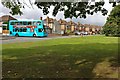 Bus turning onto the Kingsway in Braunstone Town