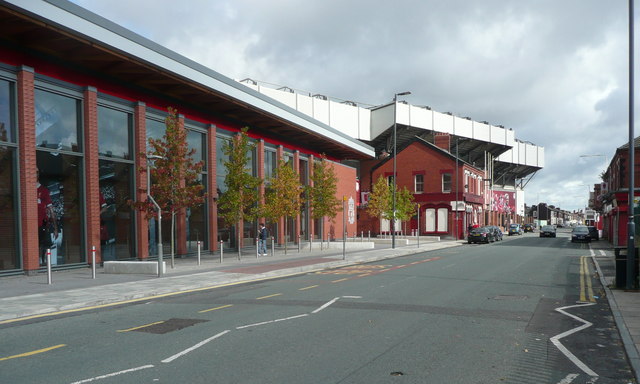 The shop, Liverpool Football Club Stadium, Walton Breck Road, Anfield