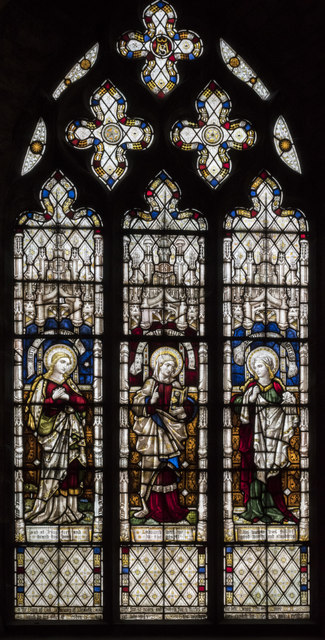 Stained glass window, Ss Mary & Nicholas church, Spalding