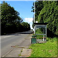 Robin Hill bus stop and shelter near Creigiau