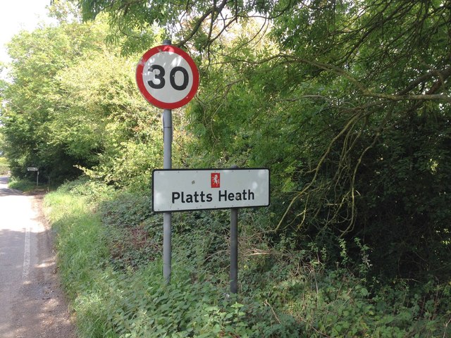 Platts Heath village sign