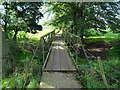 Footbridge over Doveridge Mill stream