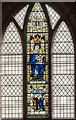 Stained glass window, St Peter