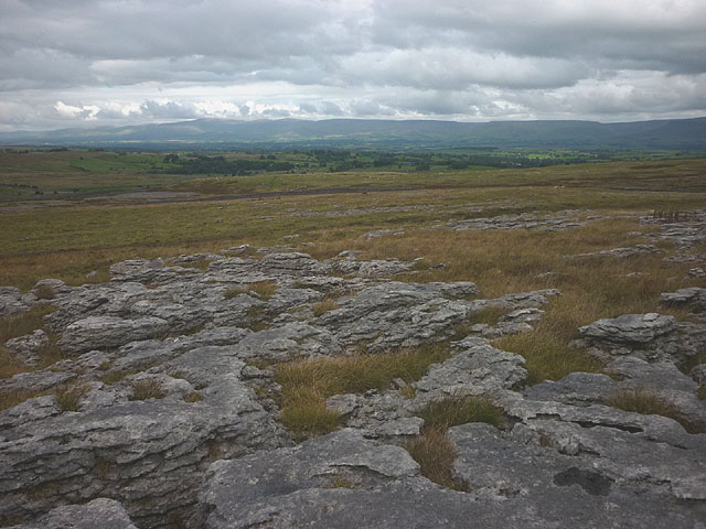 Clints and grikes on Asby Scar
