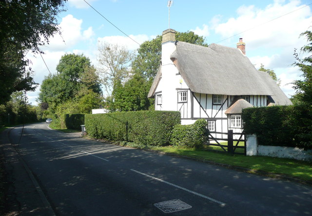 Thatched cottage, Apsley End, Shillington