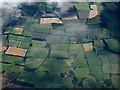 Farmland near Lilliesleaf from the air