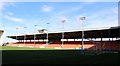 The east stand at Bloomfield Road