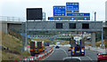 The M8 motorway "missing link" at Coatbridge