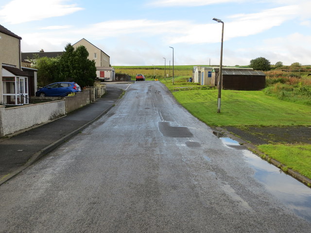 Dryburn Road in Kelloholm © Peter Wood :: Geograph Britain and Ireland