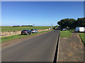 Minor road inland from Seahouses