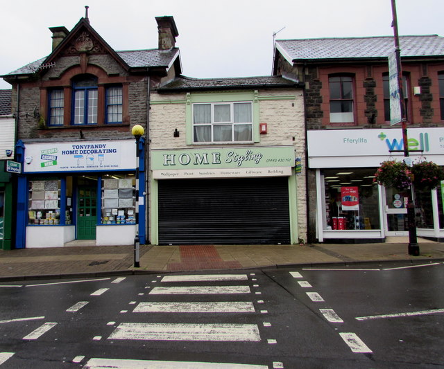 Home Styling in Tonypandy © Jaggery :: Geograph Britain ...