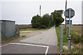 Road leading to Meadows Farm