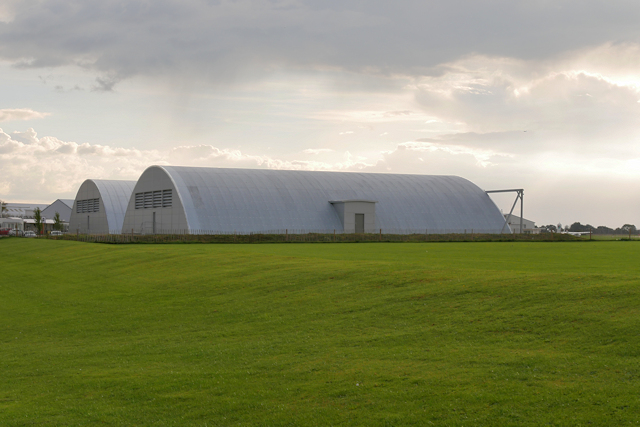 Hangars at Sywell Aerodrome