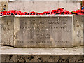 Bolsover War Memorial Base