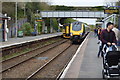 GWR (Paddington bound) train pulls into Liskeard Station