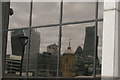 View of the Walkie Talkie, Cannon Street station, Gherkin and the Cheese Grater in the Financial Times building