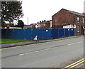 Fenced-off area, Warrington Road, Ince