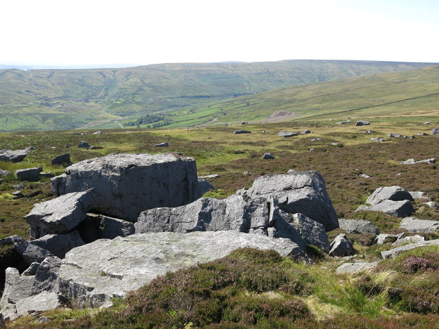 Monk's Moor above the valley of Huddeshope Beck