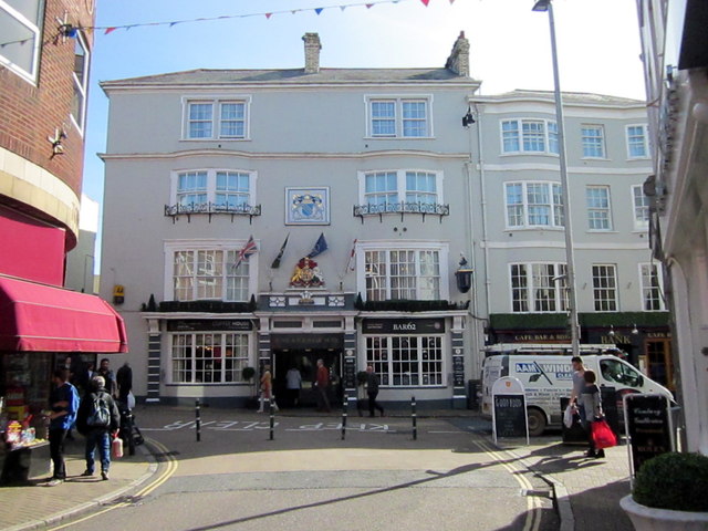Boutport Street Barnstaple From High Street The Royal & Fortescue Hotel