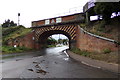 TL9165 : Thurston Station Bridge on New Road by Geographer