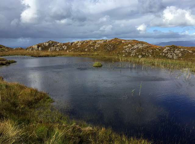 Lochan by the path to Arcasaid Mor