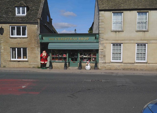 The Christmas Shop, High Street, Lechlade on Thames, Glos