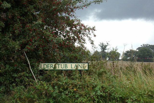 Elderstub Lane sign
