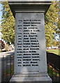 Auchindoir Parish war memorial (south elevation)