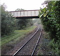 Station Road bridge west of Dinas Rhondda railway station