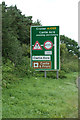 TF8113 : Roadsign on the A1065 Main Road by Geographer