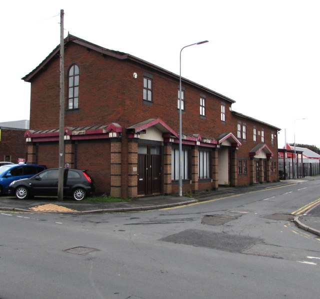 Brick building on the corner of Princess Street and Chapel Street, Wigan