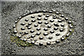 J4974 : Brown's manhole cover, Newtownards (September 2017) by Albert Bridge