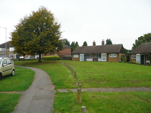 Council bungalows, Periwinkle Lane, Hitchin