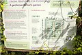 SP1772 : Information board, kitchen garden, Packwood House by Derek Harper