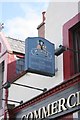 Sign for the Commercial Inn, Letham