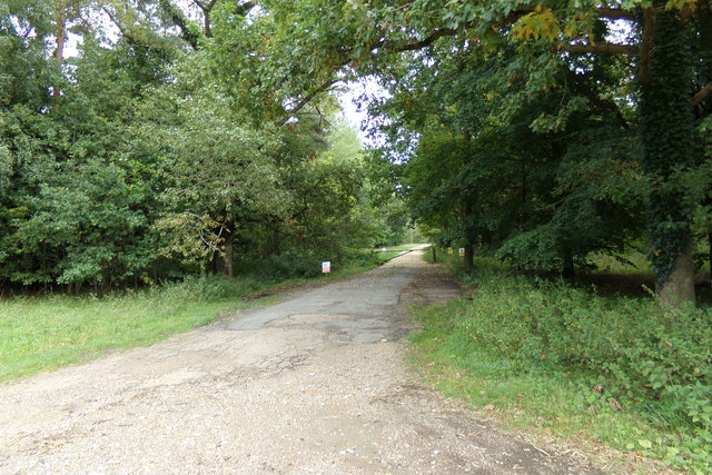 Track off the A1065 Swaffham Road