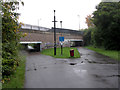 Former railway line in Cheltenham