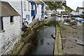 River Pol entering Polperro Harbour