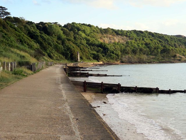 The seafront in Totland