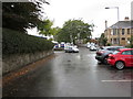 Town House Street at its junction with Glasgow Road in Denny