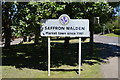 Entering Saffron Walden, B1052